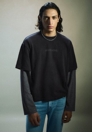 Bershka, - Bluzka z długim rękawem