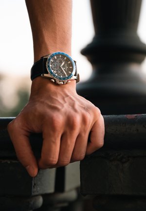 Jacques Lemans LIVERPOOL - Kronografski ručni sat - steel black blue