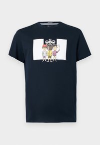 T-shirts print - navy