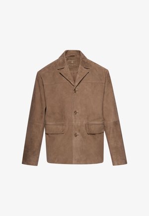 DreiMaster, DREIMASTER BLAZER - Leren jas - taupe