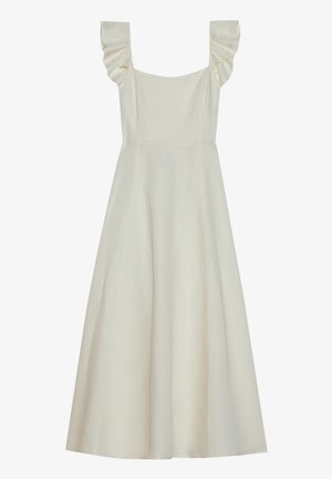 Anna Field LINEN MIX MAXI DRESS - Maxikjole - white