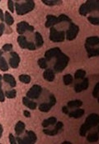 Next ANIMAL PRINT - Tajice-hlače - chocolate brown animal