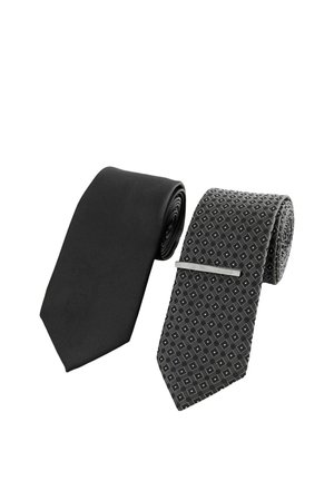 TEXTURED WITH 2 PACK REGULAR - Krawatte - black