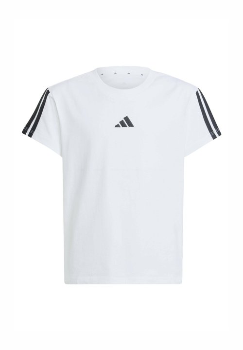 adidas ESSENTIALS TEE - Camiseta estampada - white black — photo 5