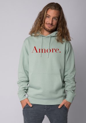 watapparel AMORE - Kapuzenpullover - aloe
