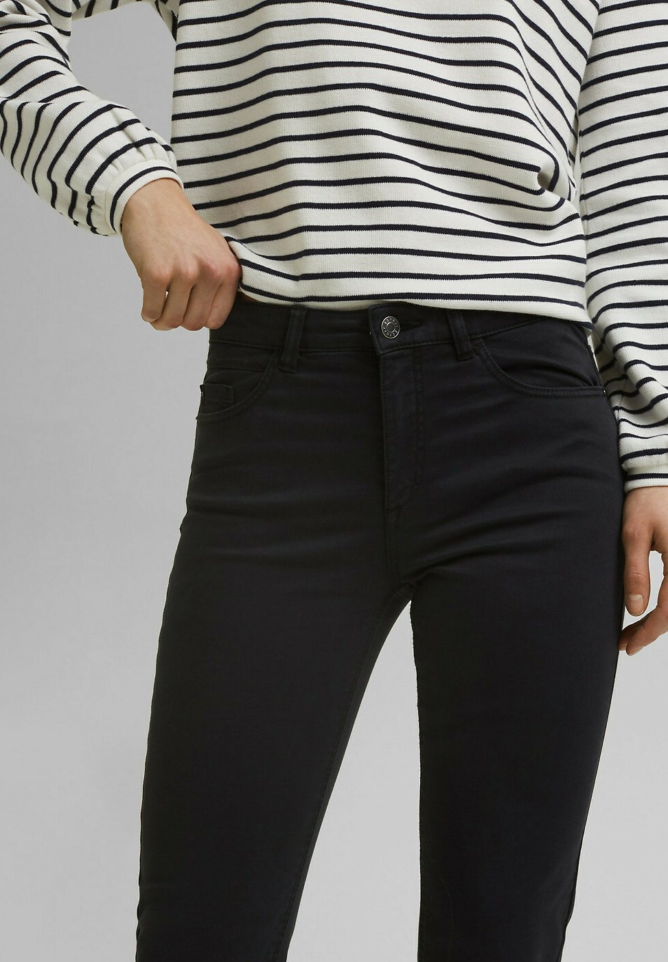 Esprit MR CAPRI - Broek - black/Zwart - Zalando.nl