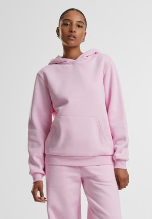 Urban Classics URBAN CLASSICS LADIES FLUFFY HOODY - Kapuutsiga pusa - softpink