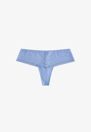 Next, HIGH WAISTED THONG FIT - PREMIUM LACE KNICKERS . - Tanga - new blue