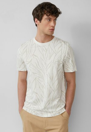 s.Oliver Print T-shirt - weiß