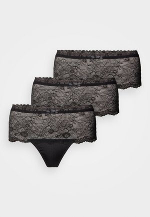 NINA MIDI THONG - String - black