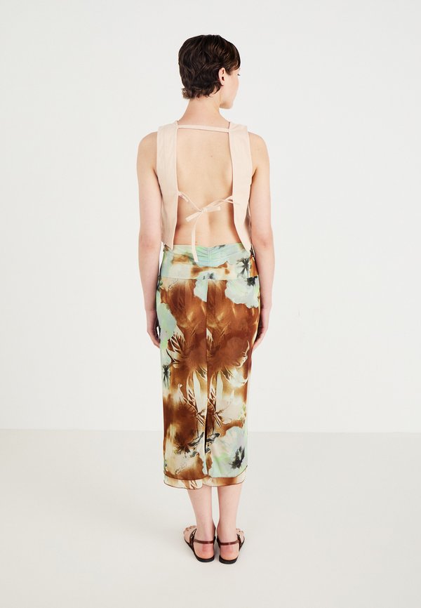 SUNSET - Pencil skirt - moss3