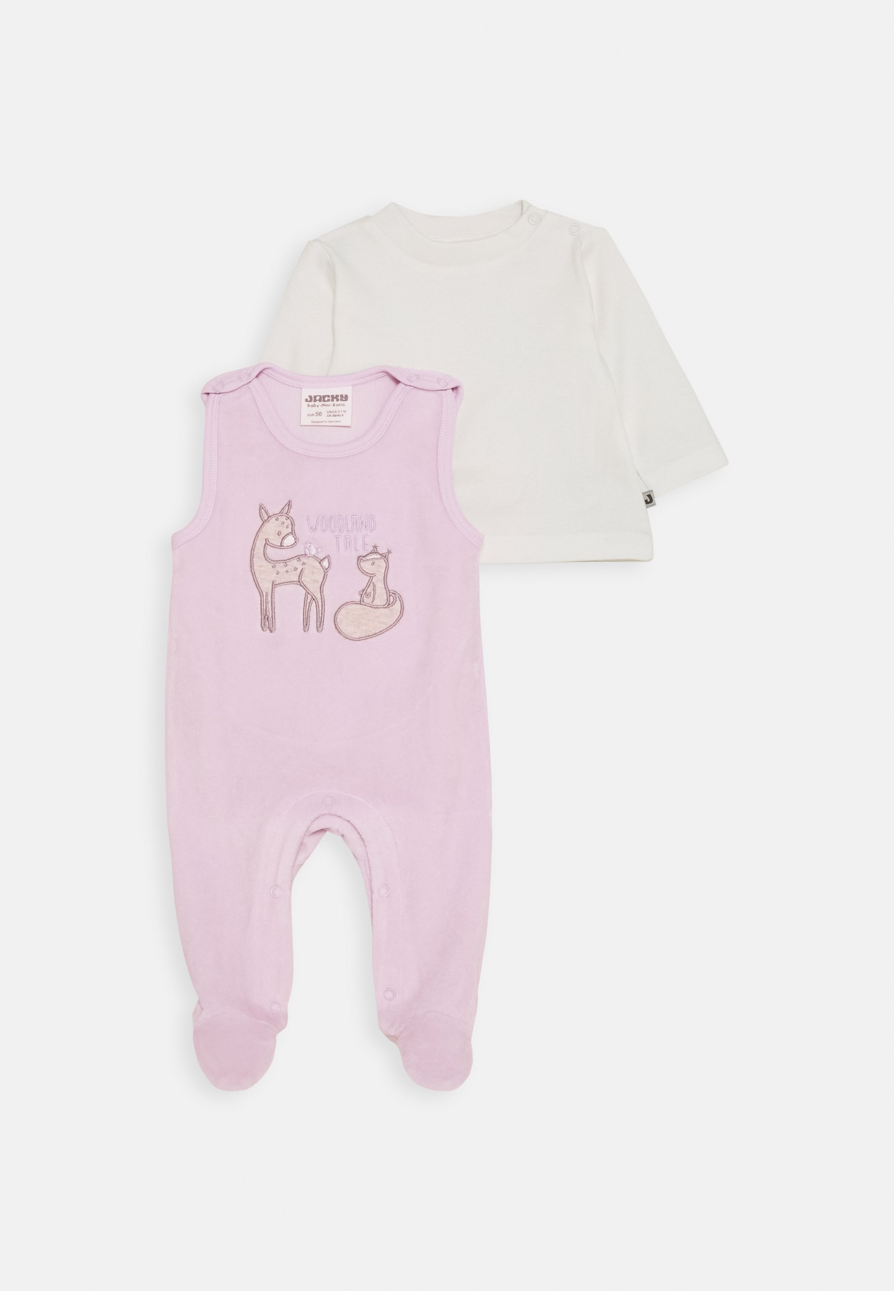Jacky Baby Strampler Woodland Tale Set Jumpsuit Flieder Off White Light Pink Zalando Co Uk