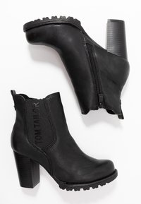 TOM TAILOR Botines de tacón - black