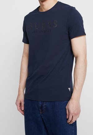 T-Shirt print - dark blue