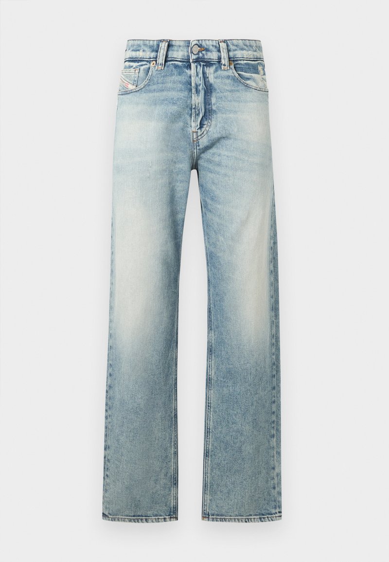 Diesel Straight leg jeans blauw denim/bluedenim