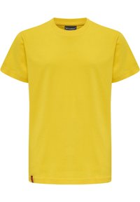 Hummel - T-shirt basic - empire yellow Miniatuurafbeelding 1