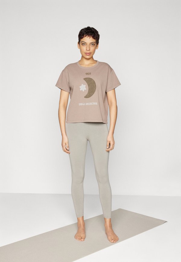 BIOYINYANG - Print T-shirt - cacao3