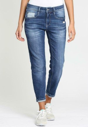 AMELIE CROPPED - Slim fit jeans - blue denim