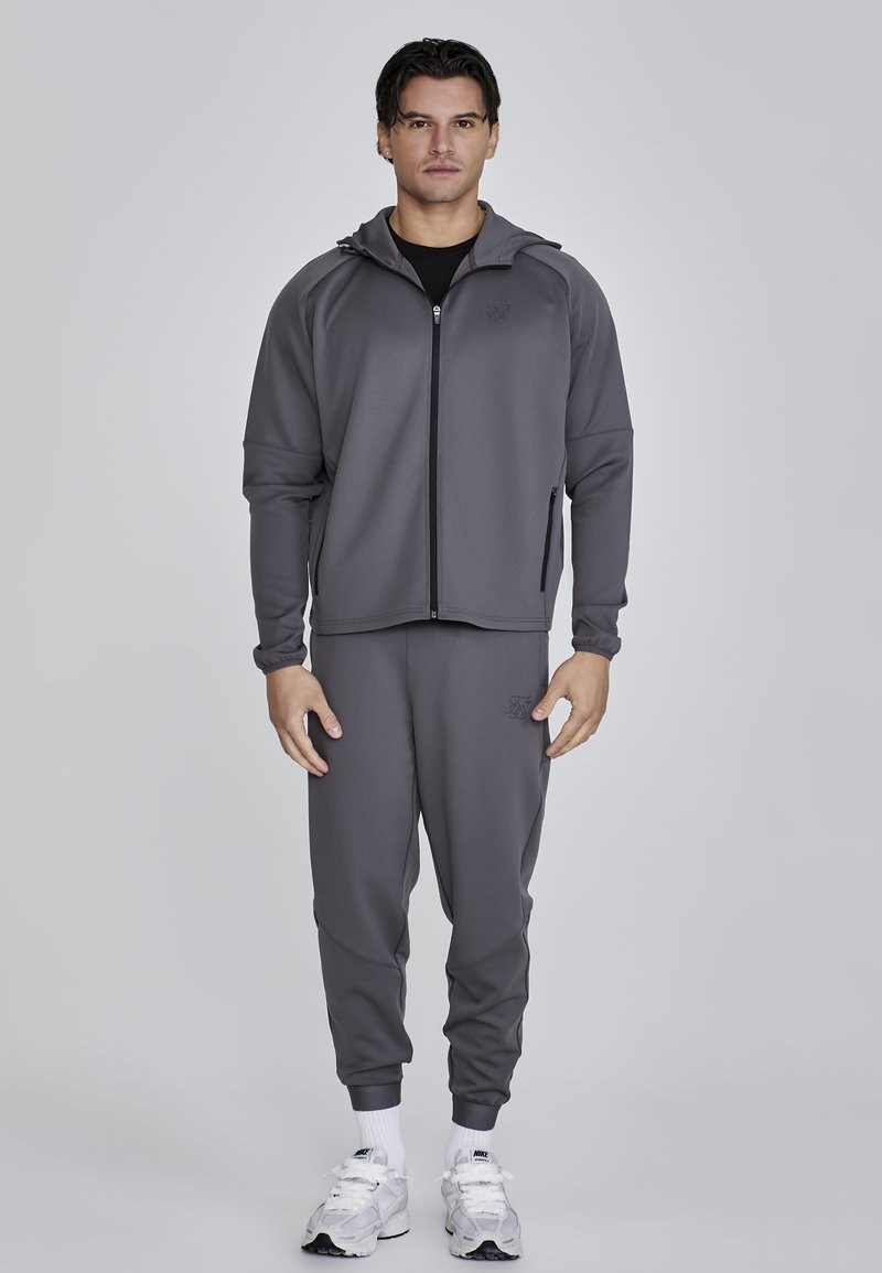 SikSilk Sweater met rits grijs