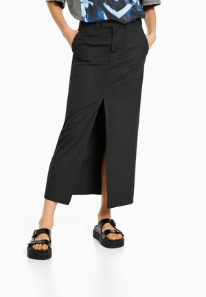 Jeansrok - mottled grey