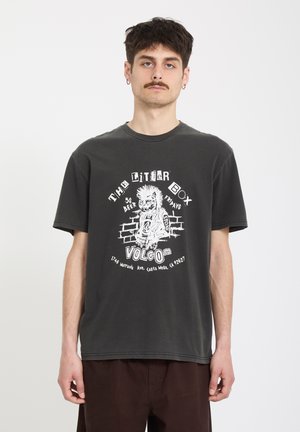 TEE PUNKAT - Camiseta estampada - black