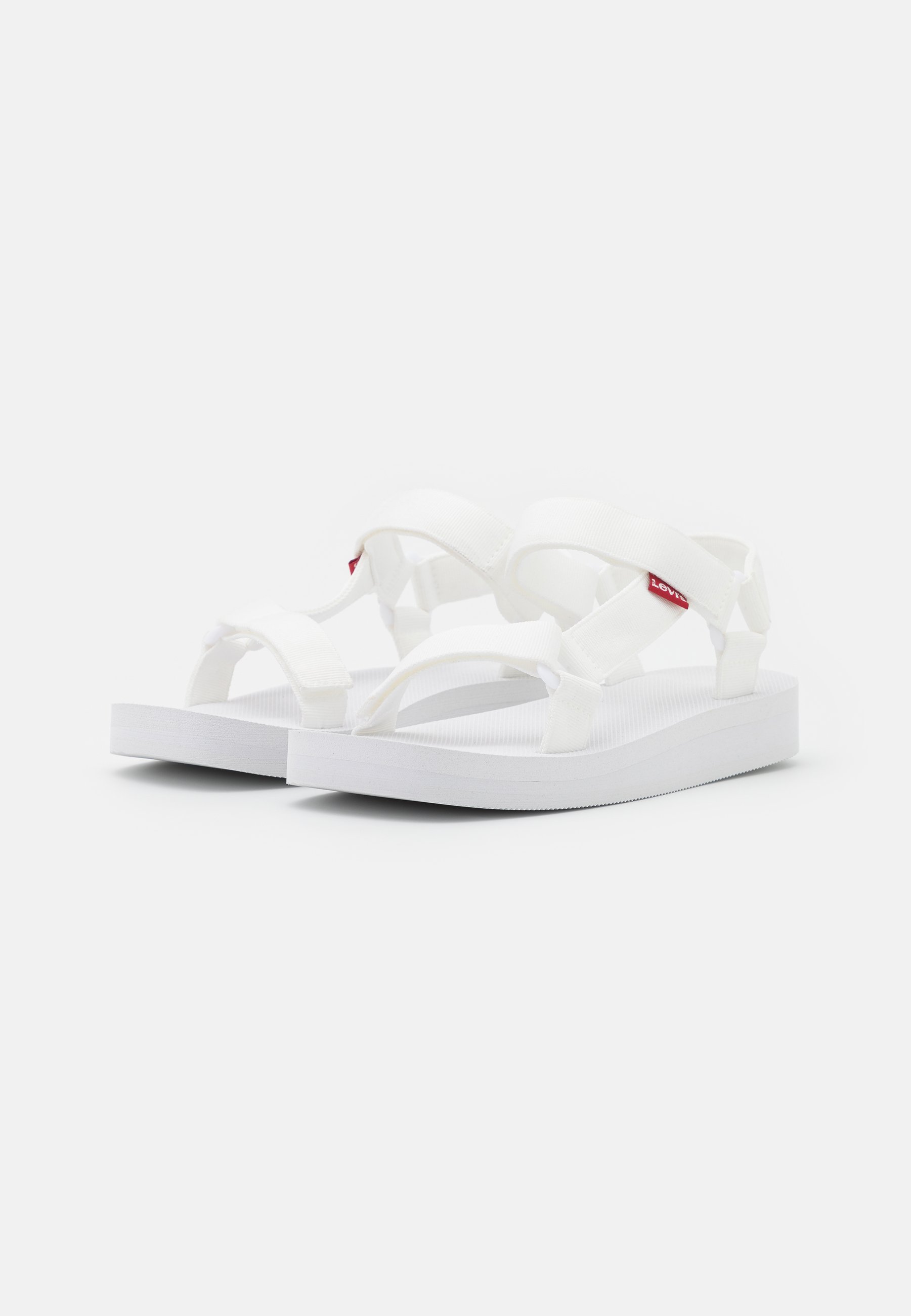 Levi's® CADYS LOW - Sandalias con plataforma - regular white/blanco -  Zalando.es
