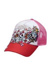 Ed Hardy - SKULL-BLOSSOM - Cap - white pink Thumbnail Image 1