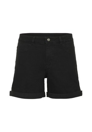 Denim shorts - black deep