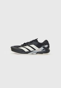 ADIZERO UBERSONIC 5 - Teniso bateliai įvairiai dangai - black/silver-coloured