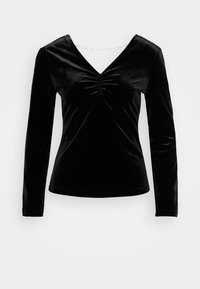 ONLSMOOTH LIFE V NECK  - Long sleeved top - black