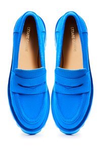 Cesare Gaspari PLATFORM LOAFERS  - Belebújós cipők - blue