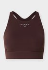X HYROX SHAPELUXE HIGH NECK - Brassières de sport à maintien normal - chocolate brown