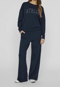 VILA Sudadera - dark blue