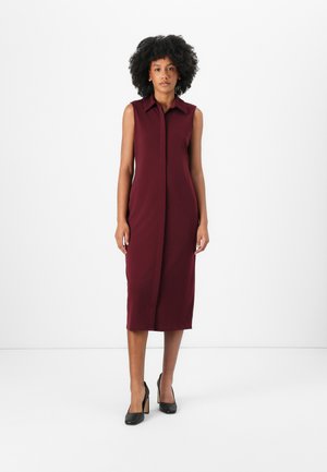DRESS - Jersey dress - deep rouge