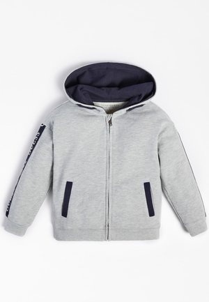 SEITLICHES LOGO - Sweat zippé - grau