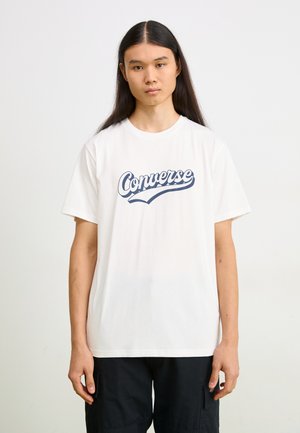 SPORT SCRIPT TEE - T-shirt imprimé - white