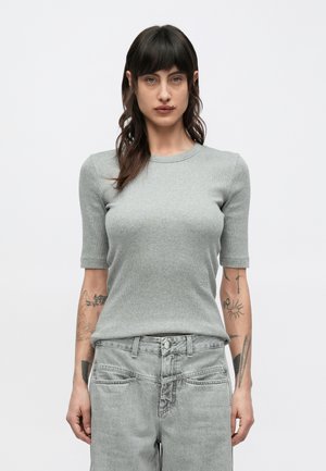 CREWNECK SHORTSLEEVE - T-shirts basic - light grey melange