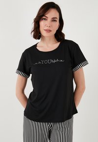 LELA SOFT TOUCH - Set lenjerie de noapte - black white