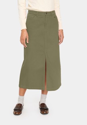 Falda vaquera - green