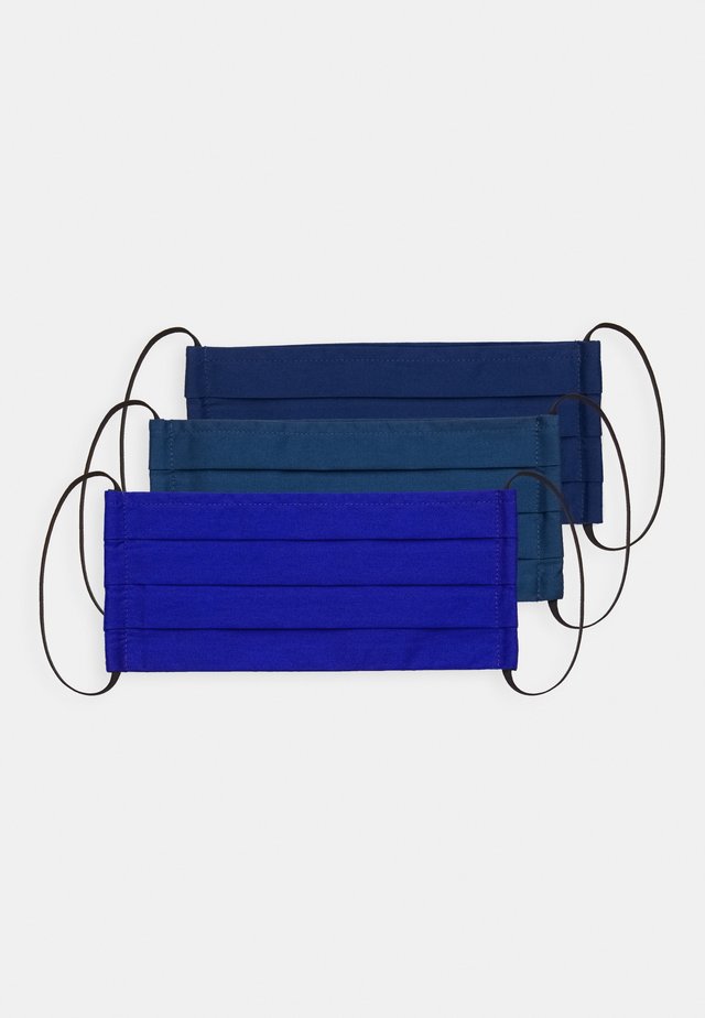 3 PACK - Masque en tissu - blue/dark blue