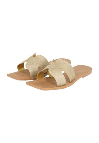 faina Slip-on sandaler - gold