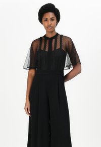 TWINSET WOVEN OVERALLS - Tuta jumpsuit - nero