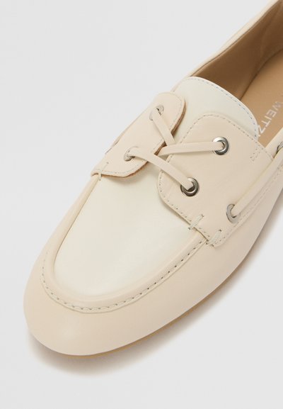 Stuart Weitzman TINSLEY - Moccasins - linen/cream