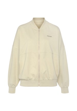 Zip-up sweatshirt - creme