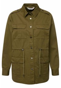 CARGOJACKET WITH POCKETS - Kevyt takki - mustard