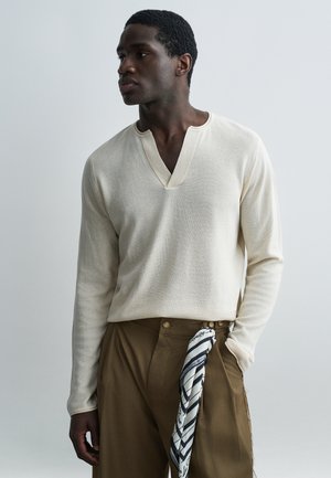 The Kooples Ilgarankovis viršutinės dalies drabužis - light beige