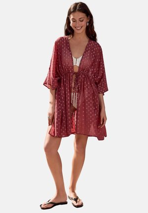 TIE WAIST COVER-UP - Denné šaty - dusky pink