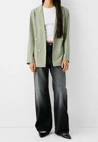 Bershka Kort kappa / rock - green