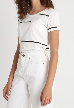T-shirt med print - off-white