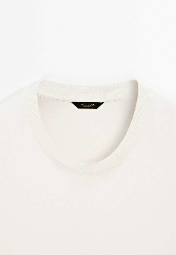 SHORT SLEEVE - Basic T-shirt - mottled beige2